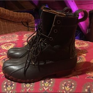 LL Bean duck boots